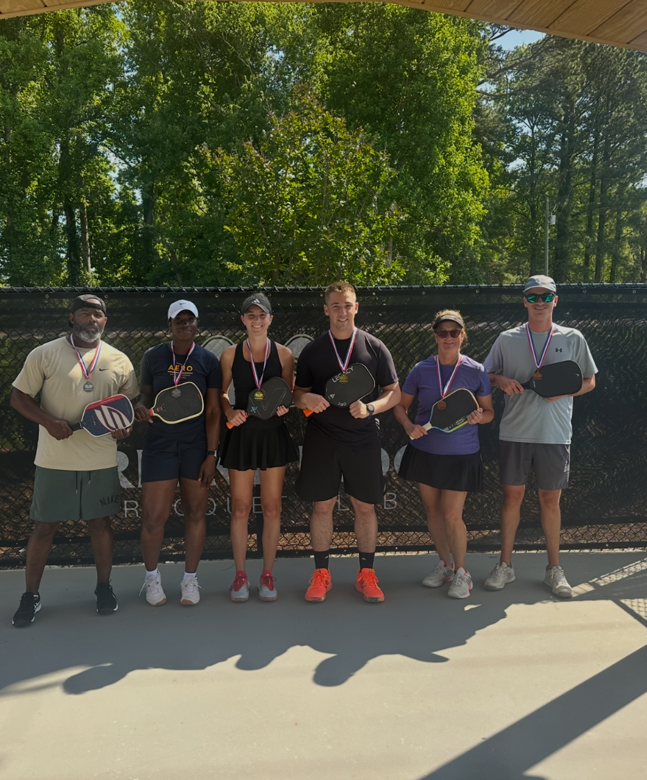 Mixed Doubles 3.0-3.5 12-49 medal winners at Greene Ridge Pickleball Inaugural Open in Snow Hill North Carolina